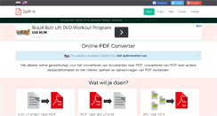 Desktop Screenshot of 2pdf.nl